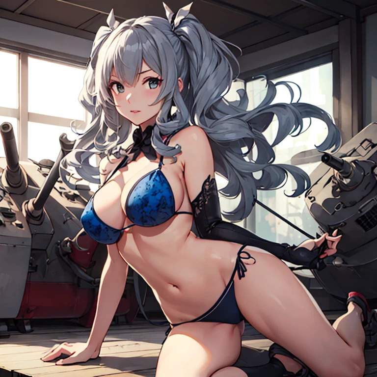 kashima_kantaicollection,(masterpiece:1.4),(best quality:1.4), (amazing), (great illustration:1.4), (ultra-detailed:1.4), art CG,8K,KonishiCSA,micro bikini,sexy pose,full body,