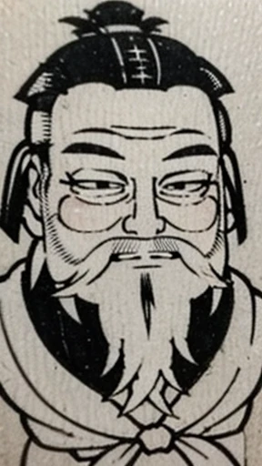 (((whole body))),((Monochrome)),(((Ink Painting))),Oriental、Men in ancient Chinese costumes、(ancient chinese hairstyle male)、As seen in the Romance of the Three Kingdoms々military commander、Highest quality、masterpiece、Ultra-high resolution、(Realistic:1.4)、Game Poster、Crisp and beautiful image quality、beard、Embroidered cloth wrapped around a topknot、whole body ,(Skin of color, ),(beard):1.2), (Very detailed, bloom:1.5), (Highest quality, Concept Art, 4K), (analog:1.2), (high sharpness), (Detailed pupil:1.1), Detailed face and eyes, masterpiece, Highest quality, (Very detailed photos:1.1), 8k, (Dynamic Short Hair), (PurerosFace_v1:0.2), [:(Detailed face:1.2):0.2], sharp, Shadow, 