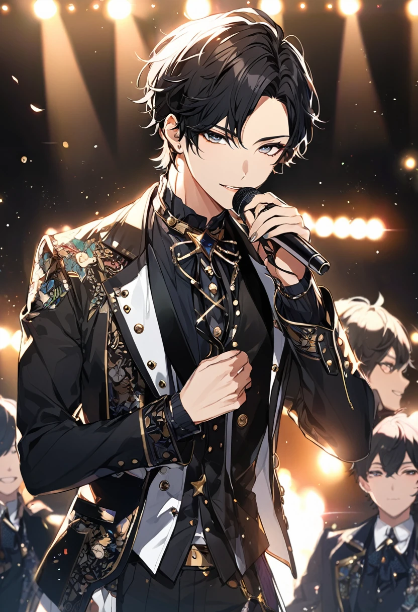 Handsome、Black Hair、Idol、kpop,