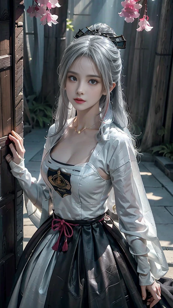 realisticlying, A high resolution, softlighting,a 1 woman, alone, hip-up, (Detailed face), we \(A piece of\), Tattooed with, jewely,long_the hair, glowworm, optic_Particle, pines_The tree, snowflower_Background with, milkyW_manner, antennaire works, head gear, Place arms behind body, blue_The eye, katana swords,(8k, RAW photogr, Best quality at best),current，street frontage，Intricately detailed eyes and eyelashes,nigh sky,gentlesoftlighting,Cinematic light optic,sportrait,closeup cleavage,Affectionately,black and blue photos , eBlue eyes, Stand in front of a gray background, sport, age 22, tilt, Digital SLR, Super quality, XT3, crystal-clear, 8k ultra high definition, high detal, ultra real photo, she, ((Realistic skin), ((pores)), ((highdetailskin)), volumettic light, groin, far, lingerie,top down view, Complex 3D visualization, high detal,1 beutiful girl (NSFW) looking at viewert (Pure love face_At 1:0.6), pure, vivd details, Hyper-realistic, beatiful background (medieval times: 1,2), octaneratingrendering, 8k, Best quality at best, tmasterpiece, The is very detailed, computer graphics, unified, Wallpapers (current, realisticlying: 1.37), Amazing, finely detailled, tmasterpiece, Best quality at best, offcial art, extremely detaild的 CG unified 8k wallpapers,(8k, RAW photogr, Best quality at best, tmasterpiece:1.2), yjnn, 1个Giant Breast Girl, 3 days, Asian people, By bangs, Simple_bshoulders, the bow, the good, , Black_The eye, Black_the hair, Chopping,