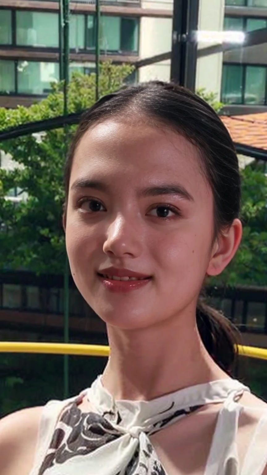 20 year old cute Japan woman, ((Extremely precise and accurate ???????:1.0)), (photo Realistic:1.4), (hyper Realistic:1.4), (最高品質のRealisticな肌の質感:1.4), (Improvement of quality:1.4), (Enhances the beauty of skin texture:1.1), Clean and glowing skin, mesh, thin:1.2, (Realistic:1.3), Realisticなライティング, (Smoother lighting:1.05), (Improving the quality of cinema lighting:0.9), Backlight, A gentle light shining on your face, Ray Tracing, (Bright light:1.2), 32k, One Japanese woman, fine grain, Detailed face, (Film Grain:1.1), (Natural smile:0), (Accentuates body lines:1.1), High resolution, Natural look, Kind eyes, Improves hair quality, Delicate light and shadow, Transparent muscle, Graceful pose, Beautiful Eyes, Sharp details, Soft light reflection, Beautiful contours, Delicate skin tone, Fine hair texture, Natural background, Natural everyday poses, Roller Style