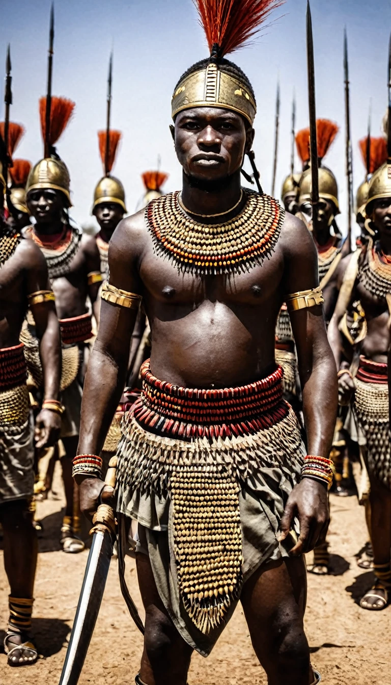 African warriors army