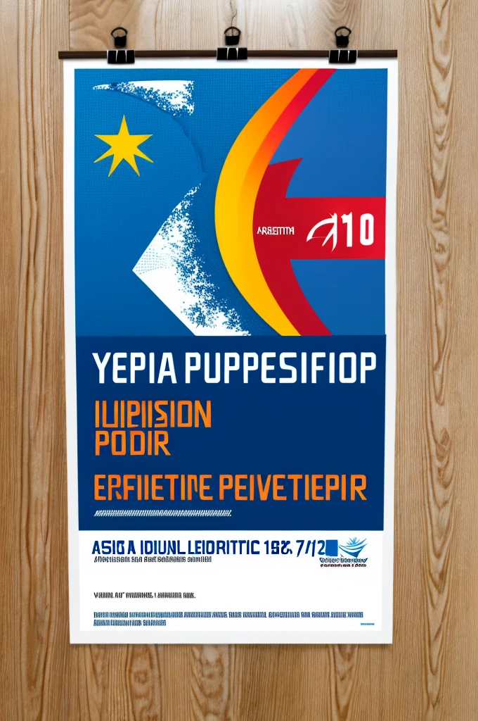 Asia-Pacific Youth Development Program Language Voice International Exhibition Poster