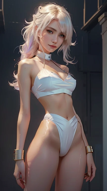 Turn it into reality, a cartoon image of a woman in a white bikini and white blouse, Ross Draws 1. 0, :: rossdraws, cushart krenz arte chave feminino, Ross Draws 2. 5, Ross Draws 2. 0, Guweiz, ross tran style, wlop rossdraws, rossdraws sakimimichan, girl of the zodiac knights, pintura digital rossdraws