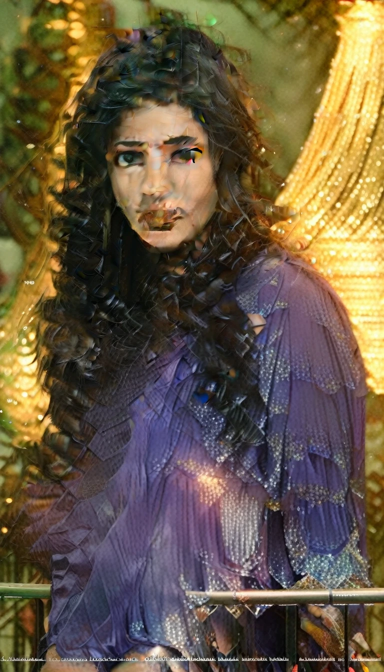 ShrutiHaasan, portrait,close up of a Woman, Singer, wearing Atmospheric Sci-fi Boyfriend blazer and skinny jeans, royal pose, Intensive Bar in background, Movie still, Disgusting, Low shutter, Calotype, (art by Carolina Herrera:1.2) ,