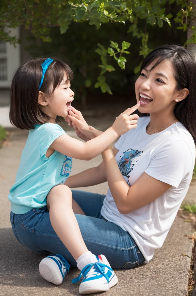 Parents who engage in scat play with their children