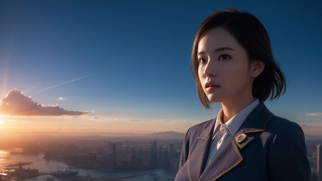 Ultra detail, high resolution, Ultra detailed, Best quality, Amazing, Top quality,Unified 8K wallpapers, Cinematic lighting, Stewardess