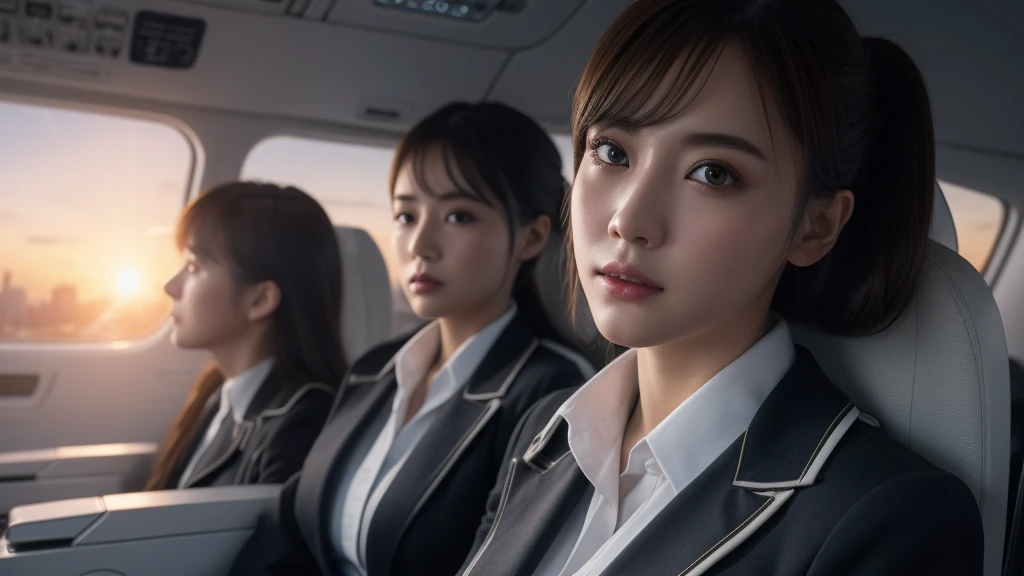 Ultra detail, high resolution, Ultra detailed, Best quality, Amazing, Top quality,Unified 8K wallpapers, Cinematic lighting, Stewardess