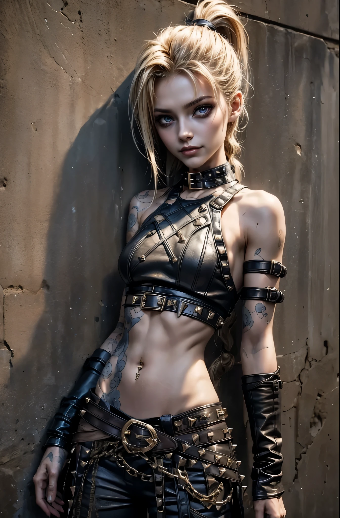 studded leather collar
