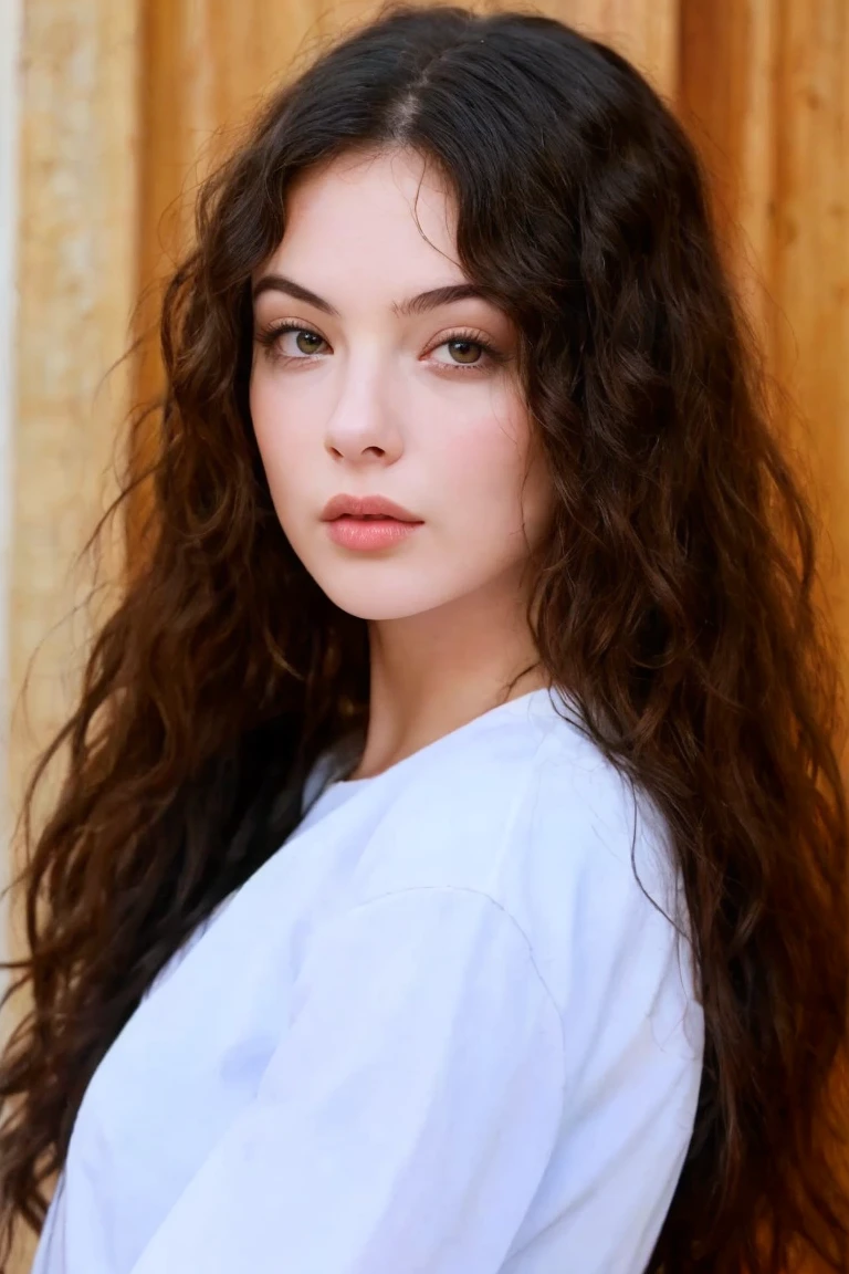 (masterpiece,best quality:1.2), high detailed,realistic,1girl, d3vac, wavy hair, black hair