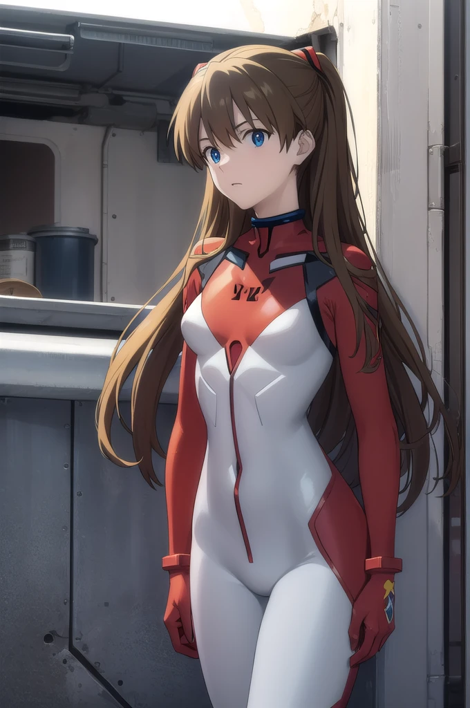 asukalangley, asuka langley soryu, (souryuu asuka langley:1.2), long hair, bangs, blue eyes, brown hair, hair ornament,
BREAK bodysuit, pilot suit, plugsuit, (red bodysuit:1.5), interface headset,
BREAK outdoors, city, sky, clouds, sun,
BREAK looking at viewer, (cowboy shot:1.5),
BREAK (masterpiece:1.2), best quality, high resolution, unity 8k wallpaper, (illustration:0.8), (beautiful detailed eyes:1.6), extremely detailed face, perfect lighting, extremely detailed CG, (perfect hands, perfect anatomy),