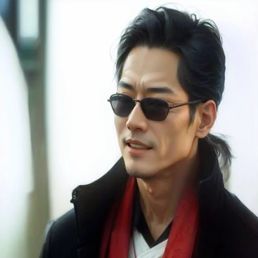 Actor Wang Zhiwen,A handsome mature man wearing sunglasses, Rich in philosophy,Suitable for avatars