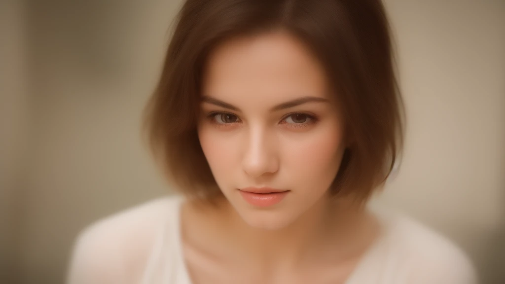 1girl,(face portrait),the most beautiful girl of the world,perfect eyes,closed mouth,looking at viewer,face imperfections,white dress,peaceful,relaxing,lo-fi,40mm lens,depth of field,bokeh,8k quality,RAW PHOTO,by professional photographer,rule of thirds,extremely detailed,