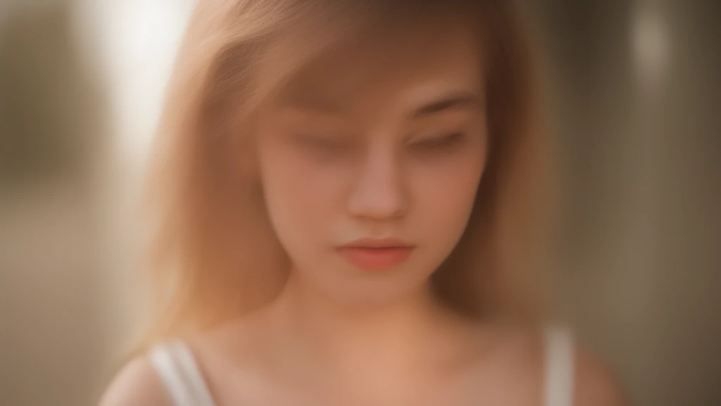 1girl,(face portrait),the most beautiful girl of the world,perfect eyes,closed mouth,looking at viewer,face imperfections,white dress,peaceful,relaxing,lo-fi,40mm lens,depth of field,bokeh,8k quality,RAW PHOTO,by professional photographer,rule of thirds,extremely detailed,