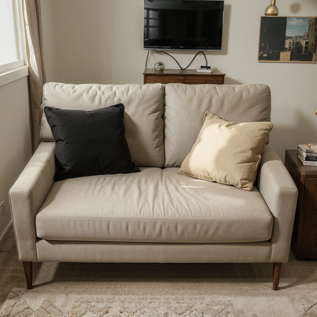 A modern Sofa, Vintage hues