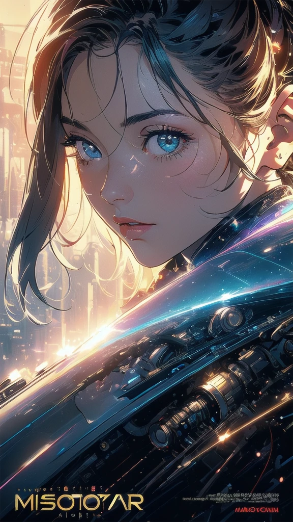 (((masterpiece, highest quality))),(((solo:1.2))),(((1girl:1.2))),(((32k wallpaper))),(very detailed, vintage science fiction),((((((cinematic movie poster)))))),(((abstract))),(mid century modern),movie poster,(((((portfolio))))),(((((((Close-up))))))),,((((more various angle)))),(((((ultimate highlight))))),Vast landscape,((((complete. detailed face)))),(((Extremely talented))),(((most complicated machine))),(((text))),(((typography))),(((((best complicated machine))))),(((((genius mechanic))))),((((gorgeous light leak)))),