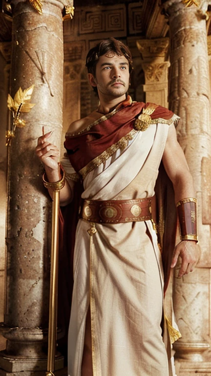 Ancient Greek Art, Renaissance, by Ed Blinkey, full body, cinematic still, (best quality, masterpiece, photorealistic), very aesthetic, perfect composition, intricate details, ultra-detailed, vivid colors