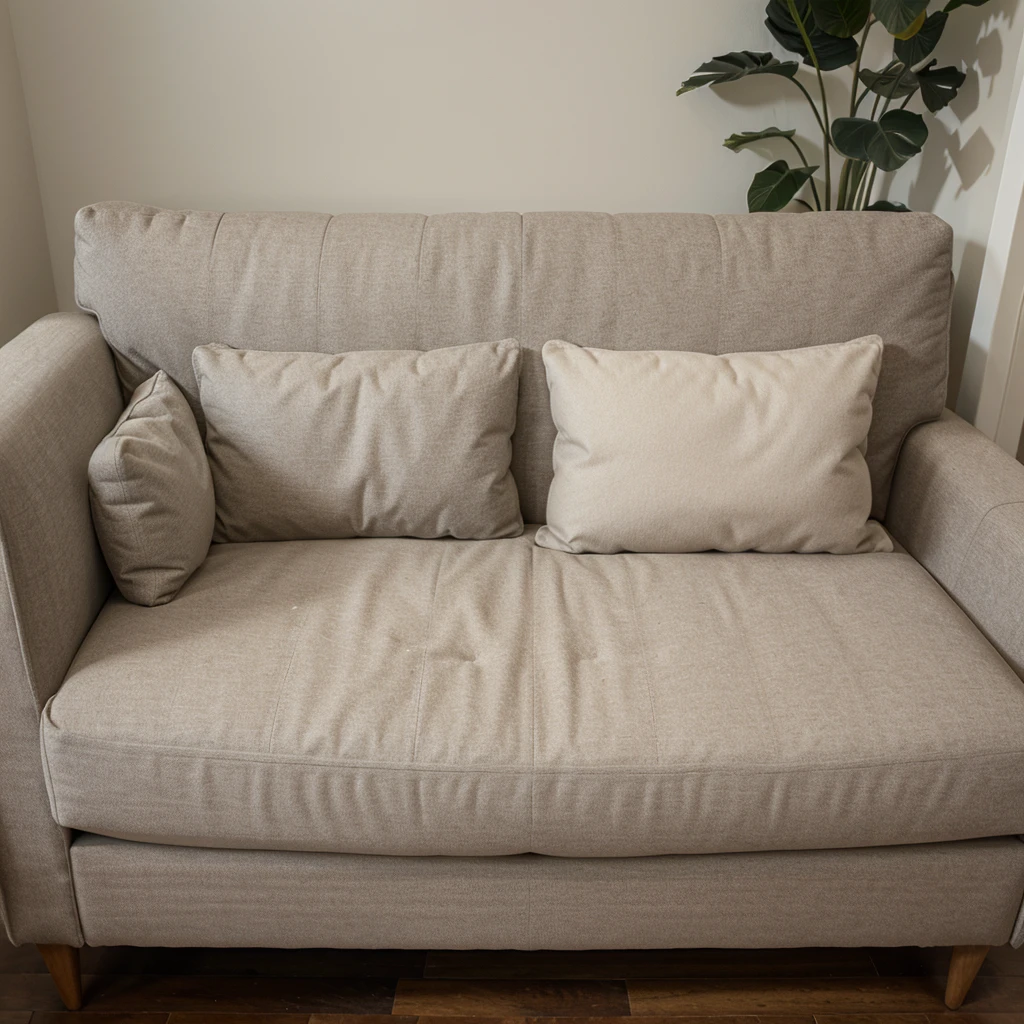 A modern Sofa, Muted Colors
