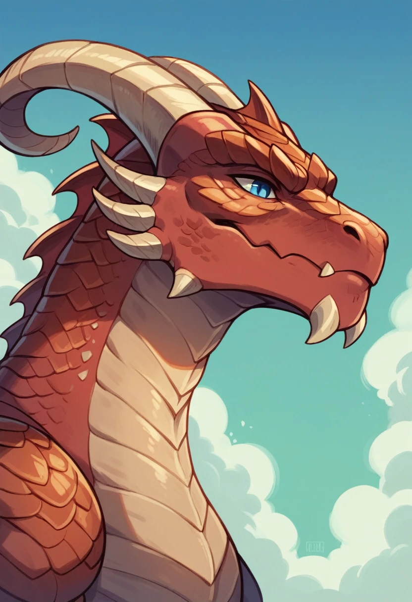 Ultra Detailed, Beautiful, Masterpiece, Best Quality, Dragonborn, Epic, 1guy, Fantasy, Dungeons and Dragons, Bronze Scales, electric blue eyes, curved horns.