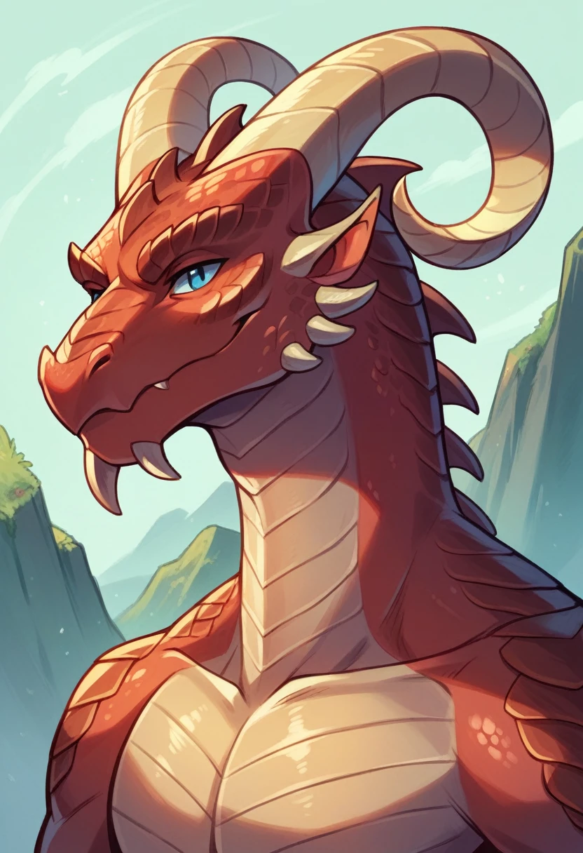 Ultra Detailed, Beautiful, Masterpiece, Best Quality, Dragonborn, Epic, 1guy, Fantasy, Dungeons and Dragons, Bronze Scales, electric blue eyes, curved horns.