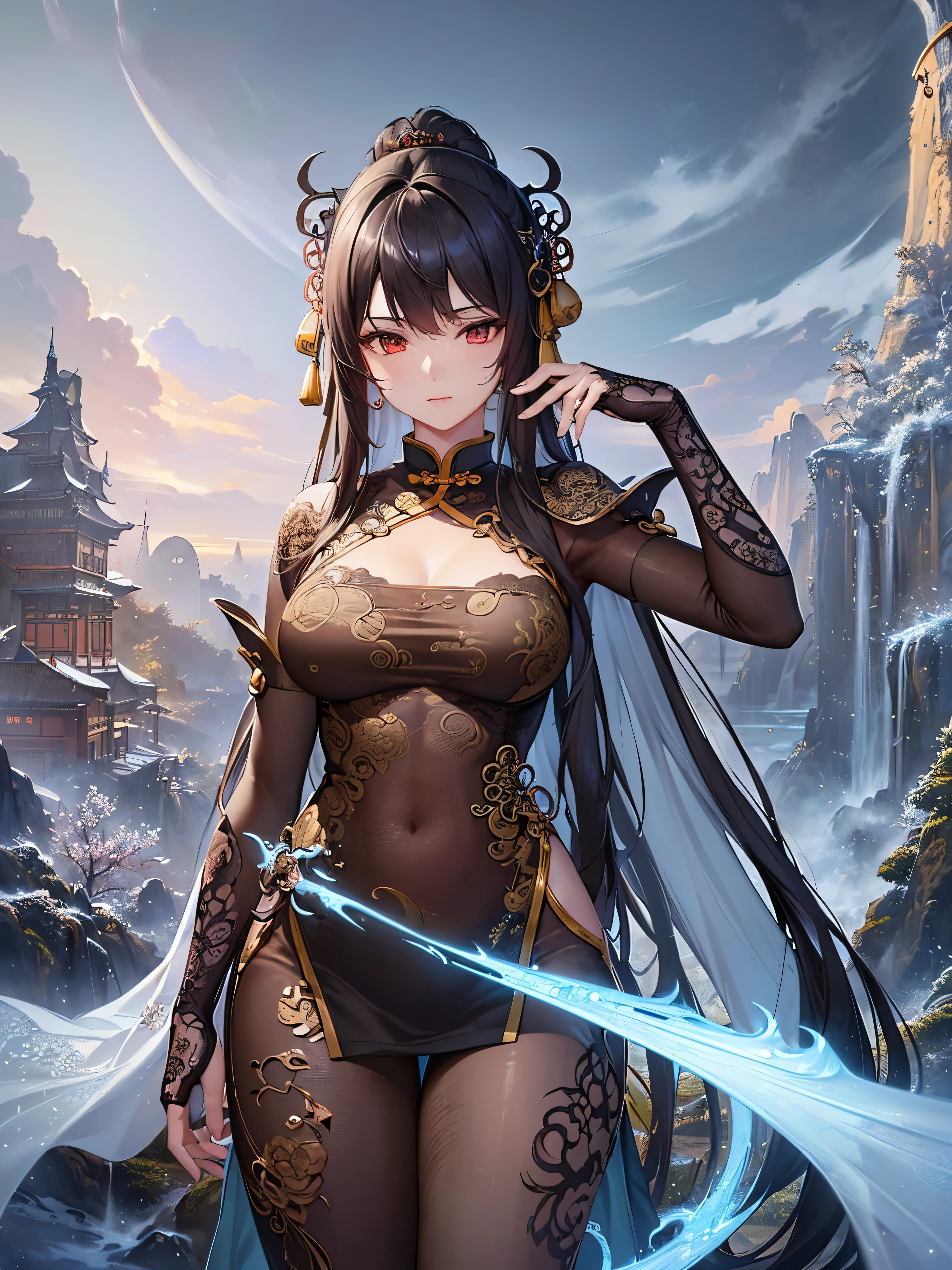 ((best quality)),(ultra high resolution),(very detailed),(detailed description),((Best CG)),(master piece),very detailed 예술,amazing drawing art,(Chinese fantasy art with intricate details:1.5),