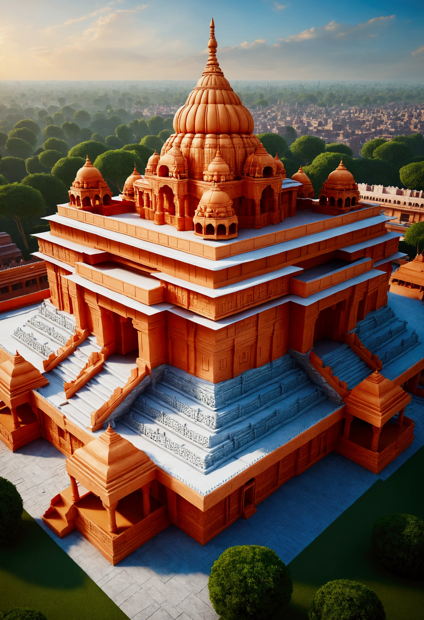 Ram mandir ayodhya image 4d