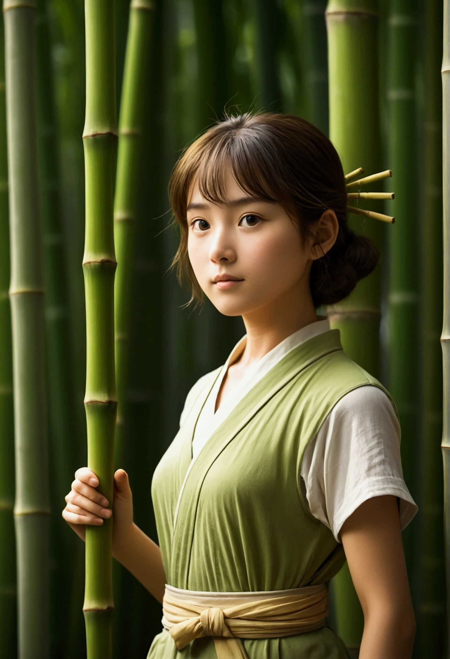Ghibli Bamboo girl