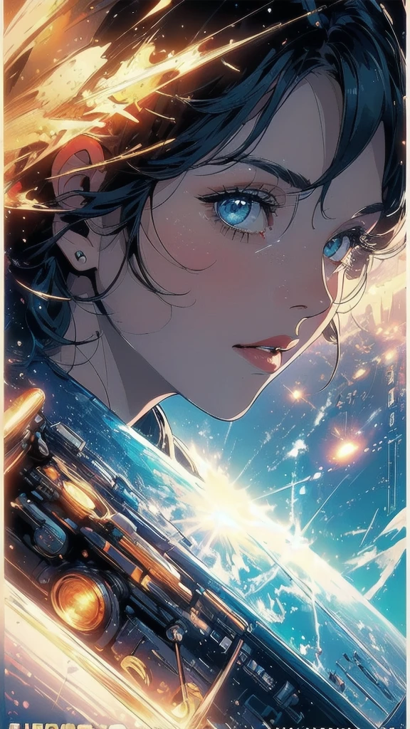(((masterpiece, highest quality))),(((solo:1.2))),(((1girl:1.2))),(((32k wallpaper))),(very detailed, vintage science fiction),((((((cinematic movie poster)))))),(((abstract))),(mid century modern),movie poster,(((((portfolio))))),(((((((Close-up))))))),,((((more various angle)))),(((((ultimate highlight))))),Vast landscape,((((complete. detailed face)))),(((Extremely talented))),(((most complicated machine))),(((text))),(((typography))),(((((best complicated machine))))),(((((genius mechanic))))),((((gorgeous light leak)))),