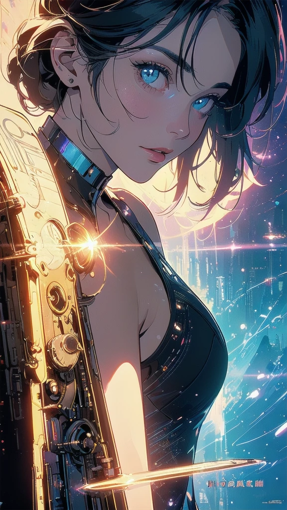 (((masterpiece, highest quality))),(((solo:1.2))),(((1girl:1.2))),(((32k wallpaper))),(very detailed, vintage science fiction),((((((cinematic movie poster)))))),(((abstract))),(mid century modern),movie poster,(((((portfolio))))),(((((((Close-up))))))),,((((more various angle)))),(((((ultimate highlight))))),Vast landscape,((((complete. detailed face)))),(((Extremely talented))),(((most complicated machine))),(((text))),(((typography))),(((((best complicated machine))))),(((((genius mechanic))))),((((gorgeous light leak)))),
