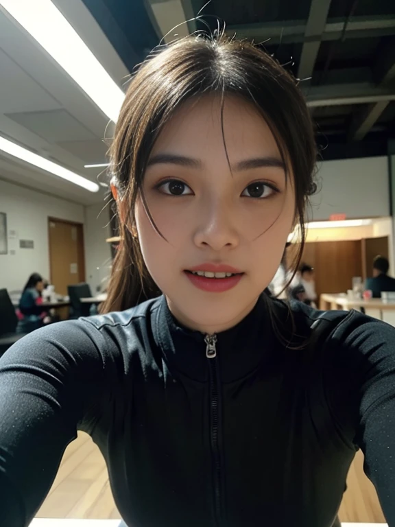 (RAW Photos:1.2)、Highest quality、white, Beautiful detailed girl、Tight Water Suit、Latex Sweatsuit, Laughter、Highly detailed eyes and face、Beautiful and detailed、Large file size、High resolution、High resolution、More about 8k wallpaper、Highly detailed Ticker uniform 8K wallpaper、Light on the face、Cinema Lighting、20-year-old girl、Sexy pose、(Photorealism:1.4)、Consciousness upward、Surrealism、 From below、Super Detail、masterpiece