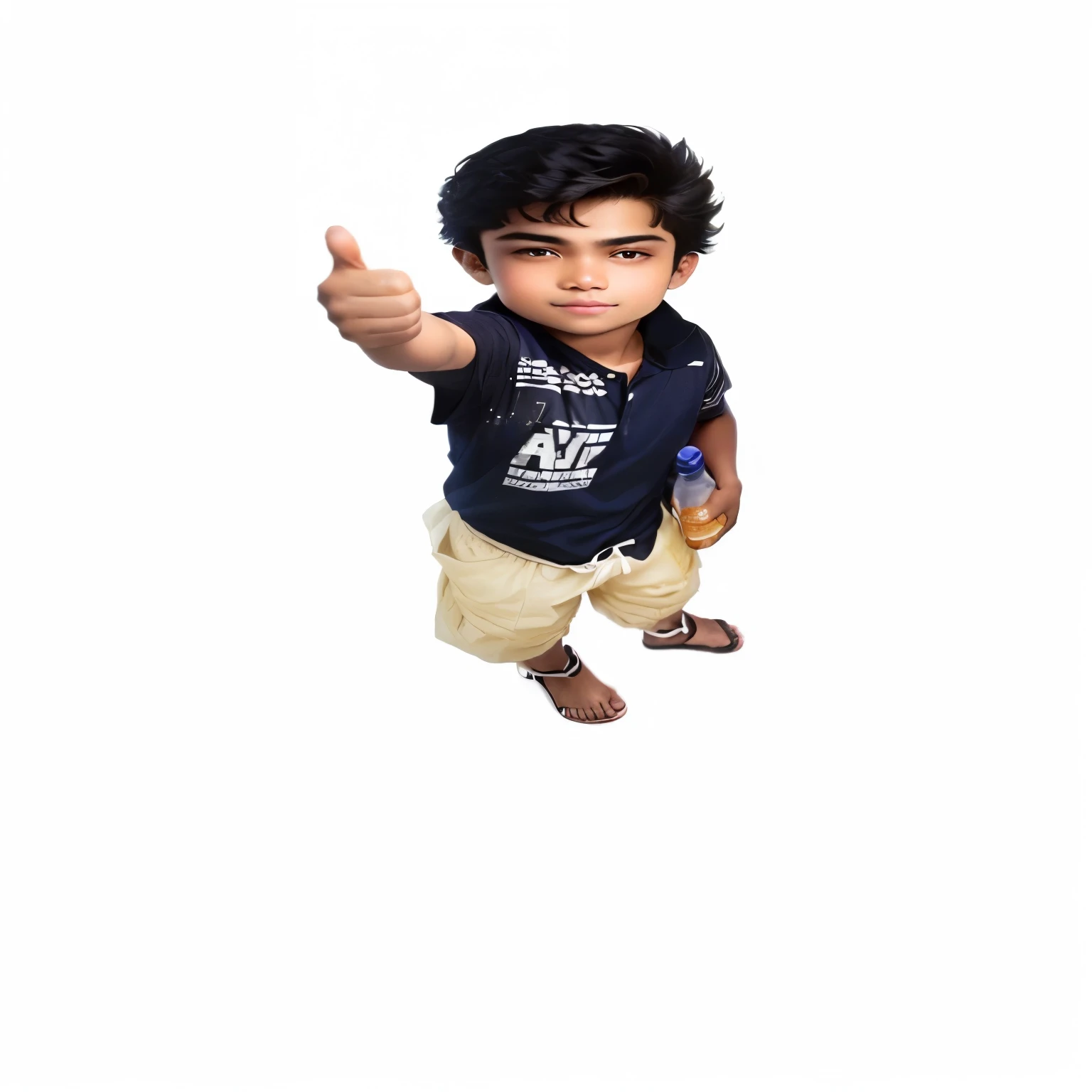 a close up of a with a thumbs up, edited in photoshop, full body photogenic shot, cute boy, very very low quality picture, made with photoshop, full body picture, ayan nag, full body photograph, he is a rockstar, full body potrait holding bottle, jayison devadas style, full body photgraph, profile pic, candid!! dark background