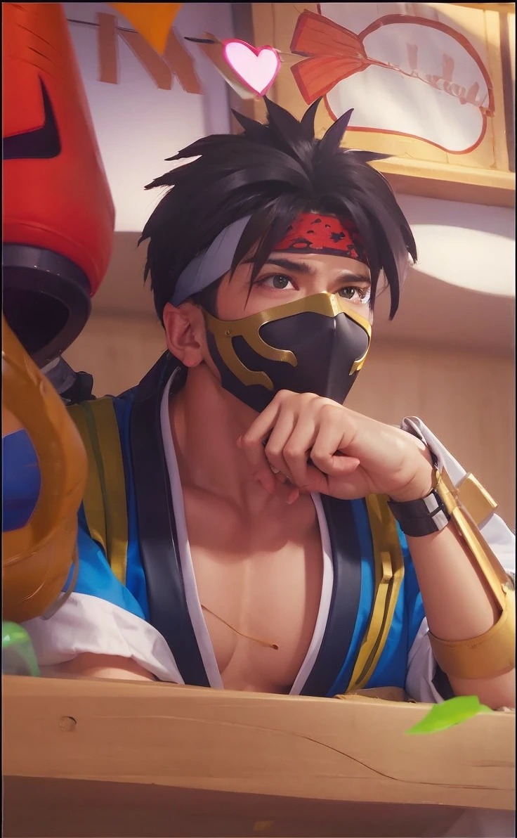 Handsome face
