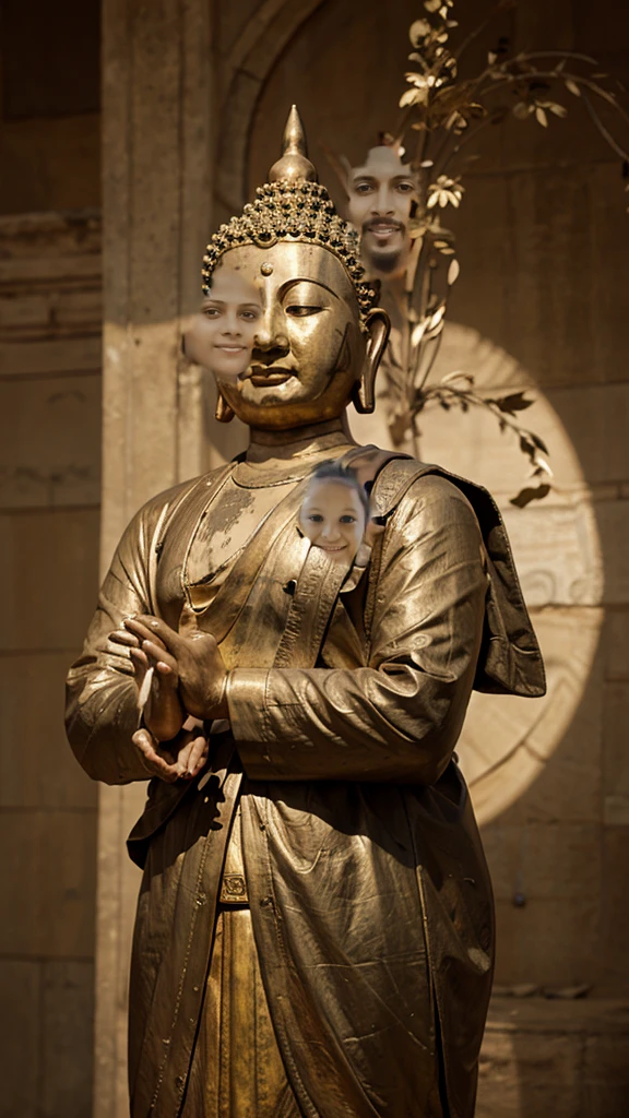 Buddist background.