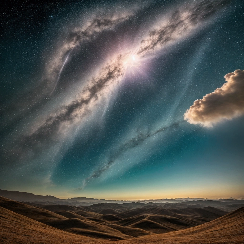 universe　flower　Landscape only