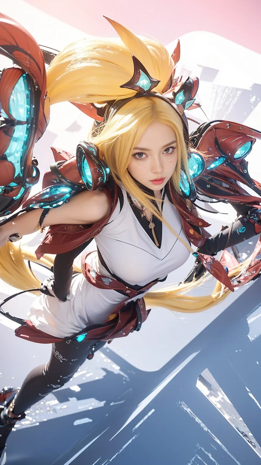 ((Best quality, 8k, Masterpiece :1.3)), upper bod y, Sharp focus : 1.2, Beautiful woman with perfe ct figure, Highly detailed facial and skin textur e, Detailed eyes, Double evelids, Interior view, f erpect lighting, Glowing skin,