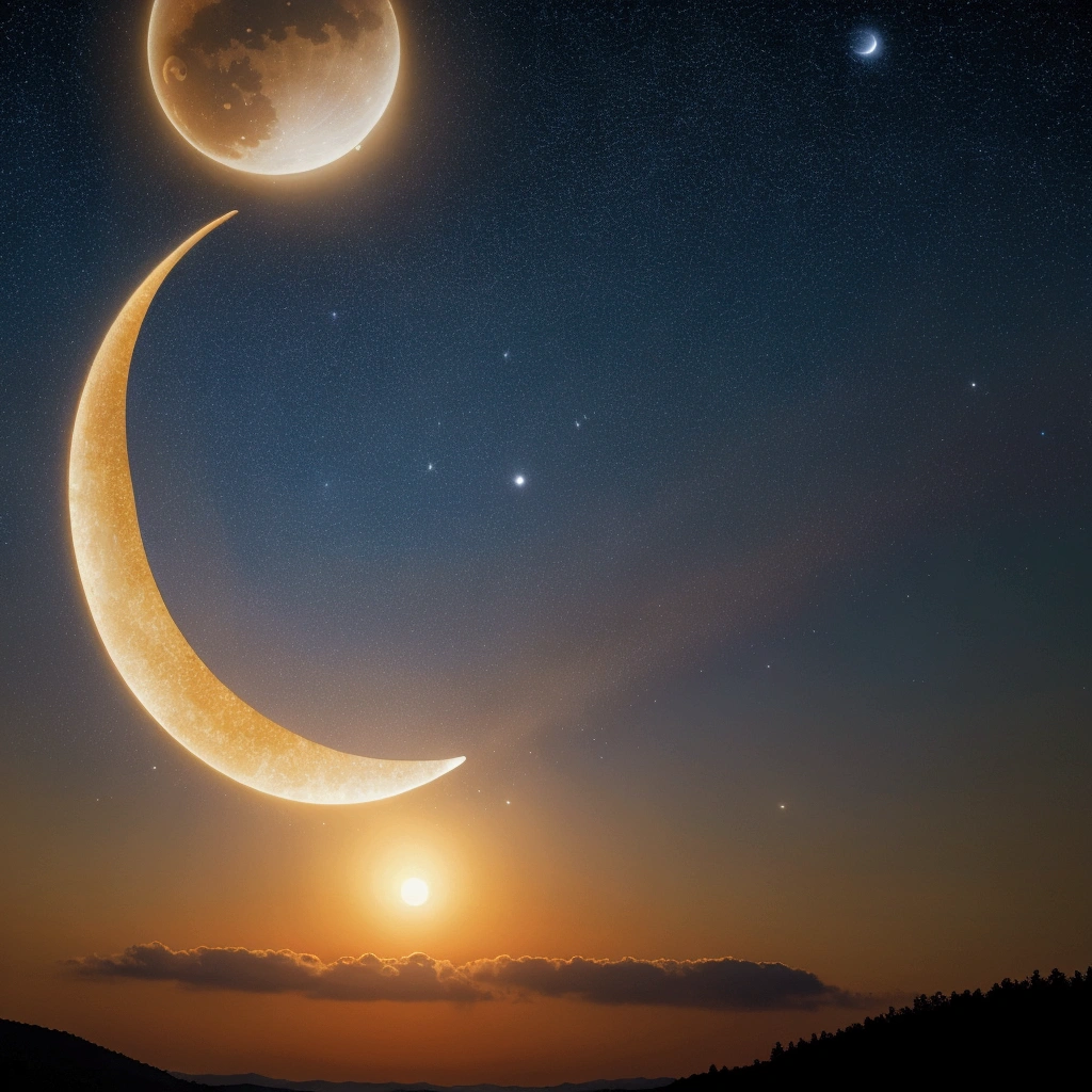 universe sun moon
