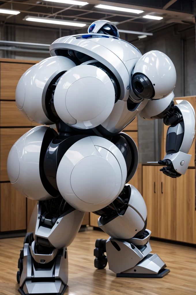 Thicc humanoid robot farting 