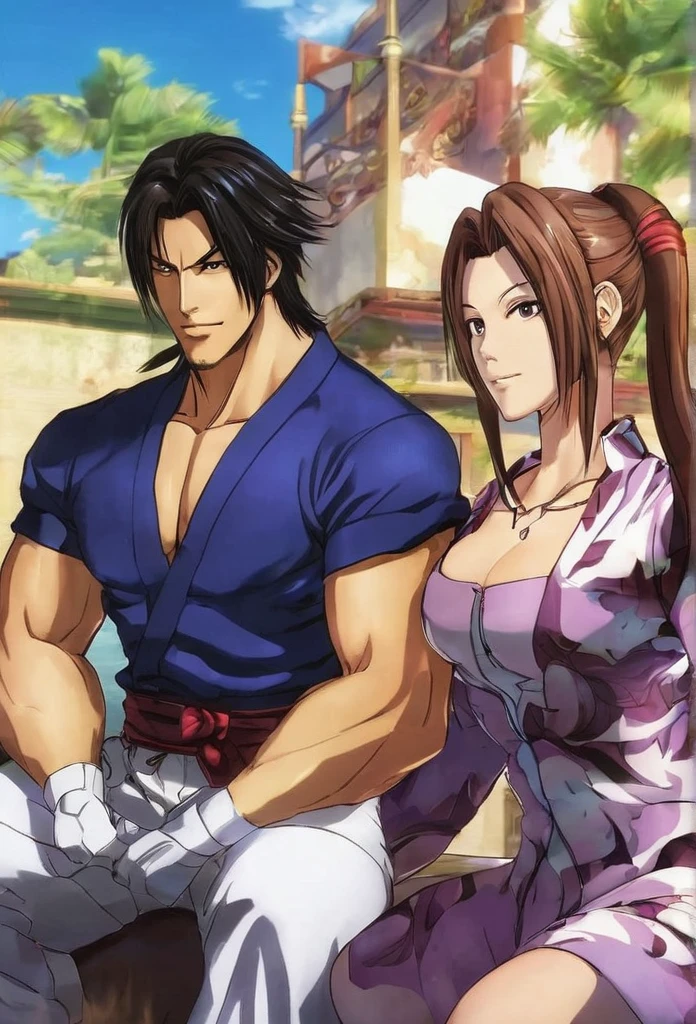 Azuka kazama and jin kazama