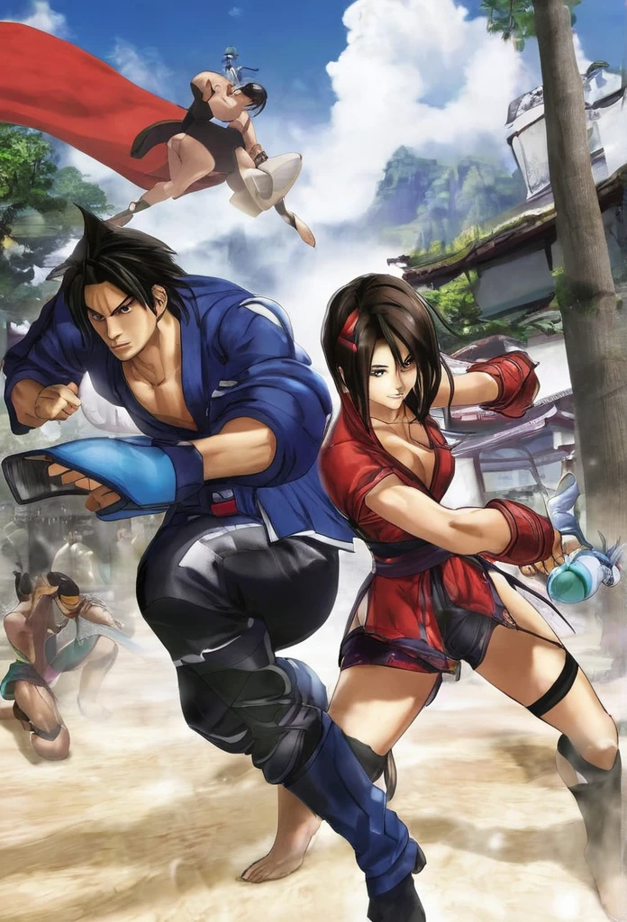 Azuka kazama and jin kazama