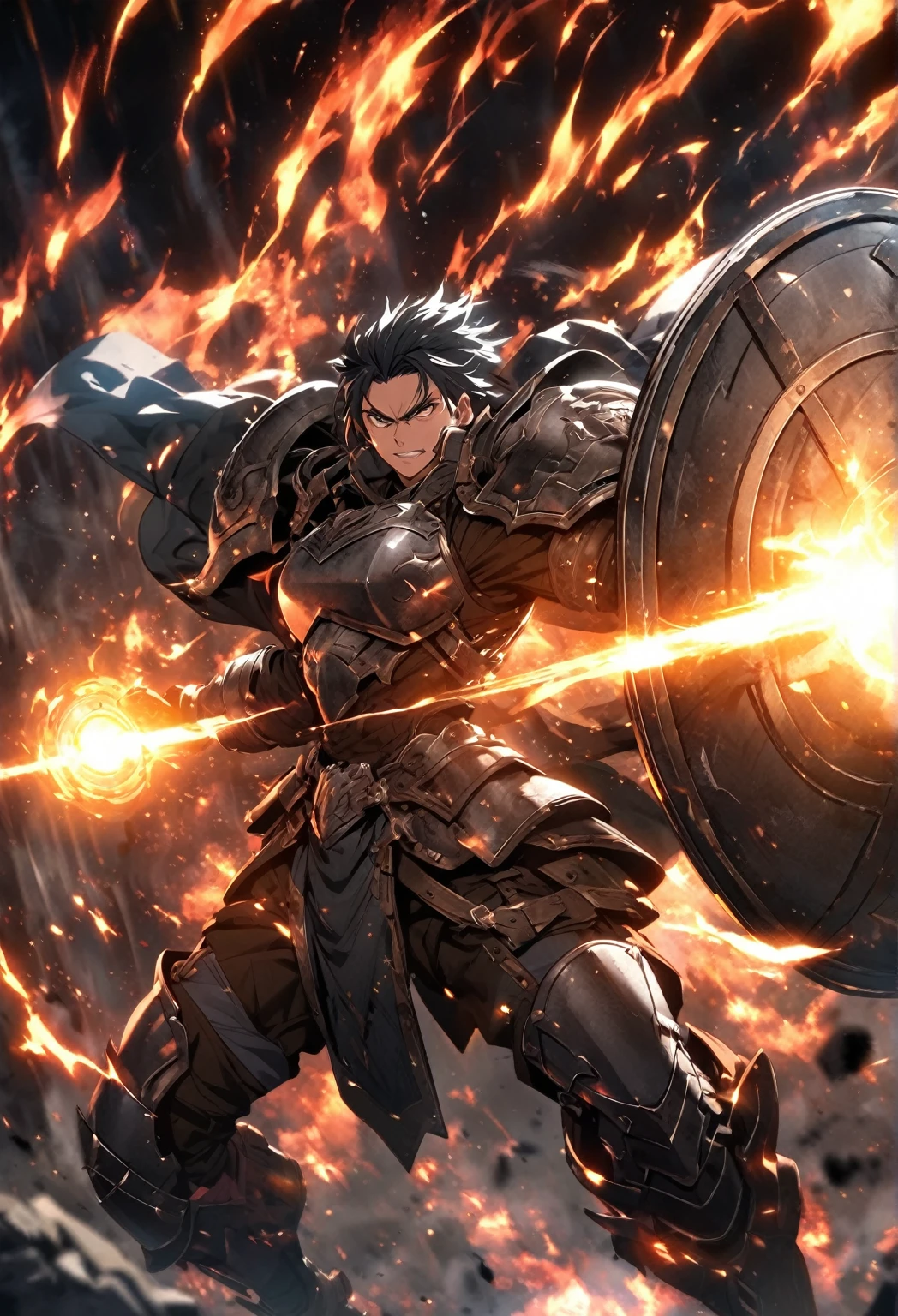 Shield,Looks strong,Awesome aura,shine