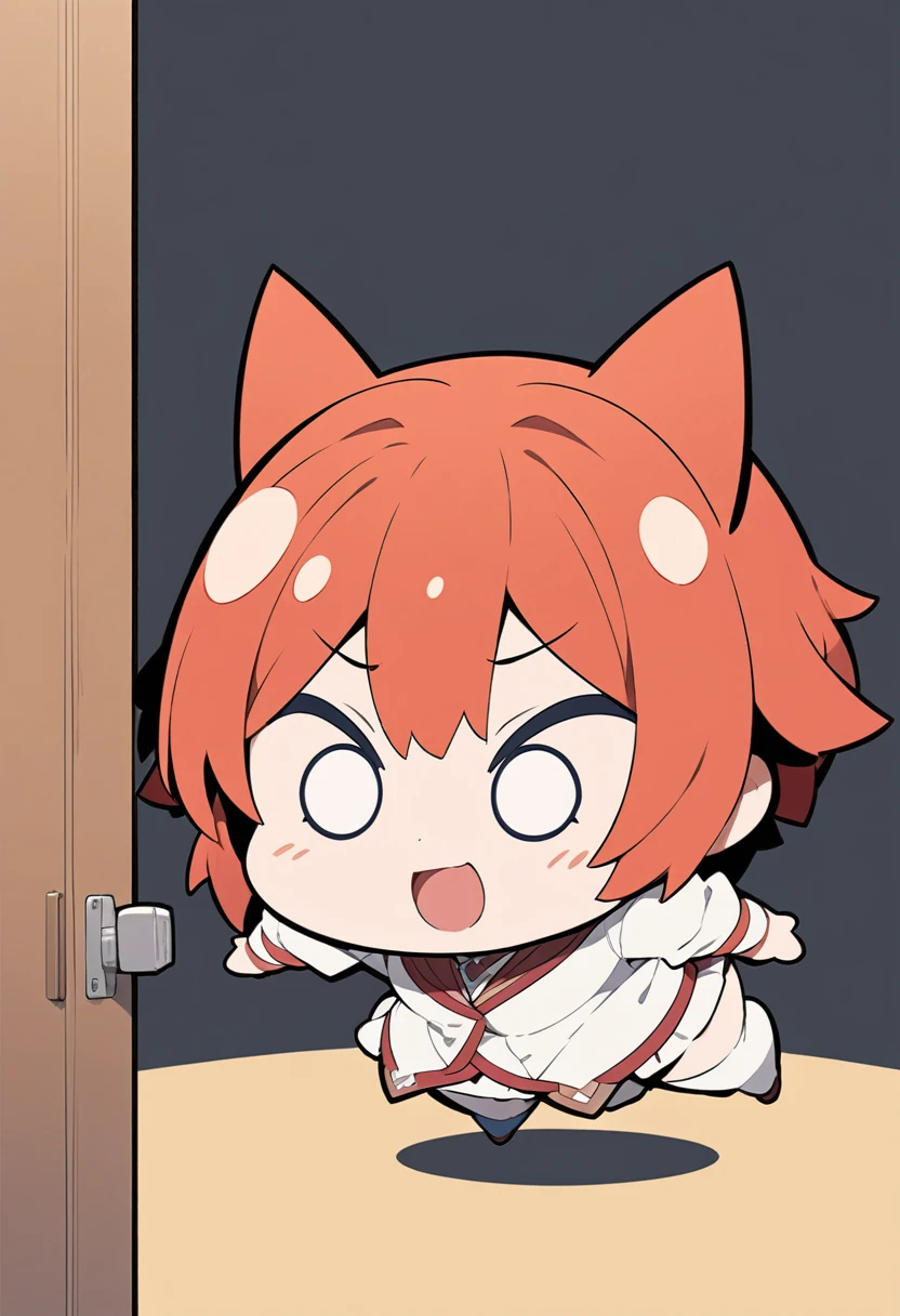 ((background only)), masterpiece, best quality, flat anime, 2D, anime taste, anime paint, (2d illustration:1.2), ((chibi)), deformation,
Door is closed tightly,
dynamic,
simple background