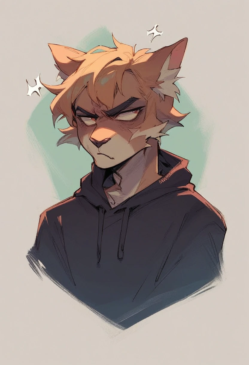 Annoyed cat