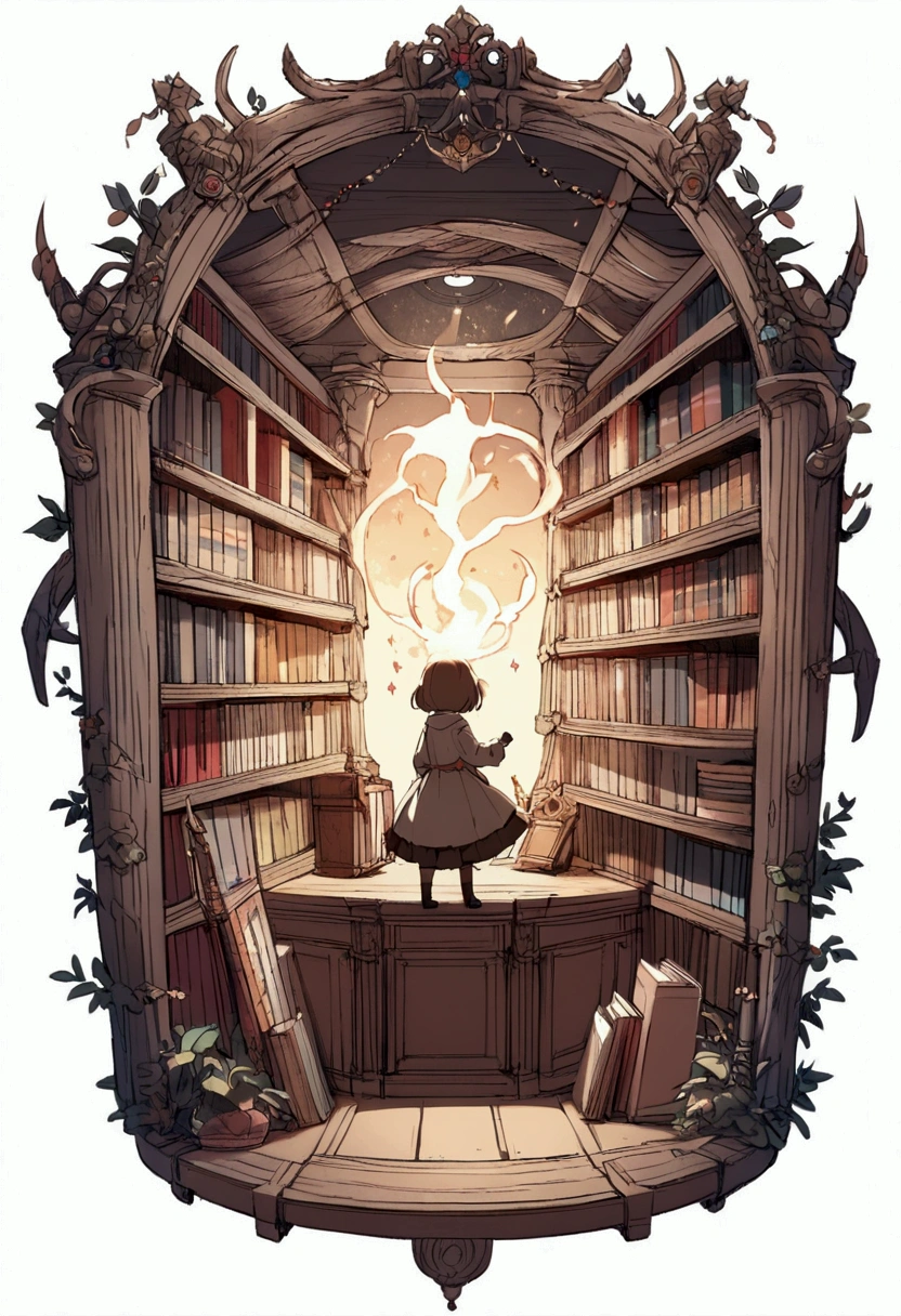 Bookshelf,Background white