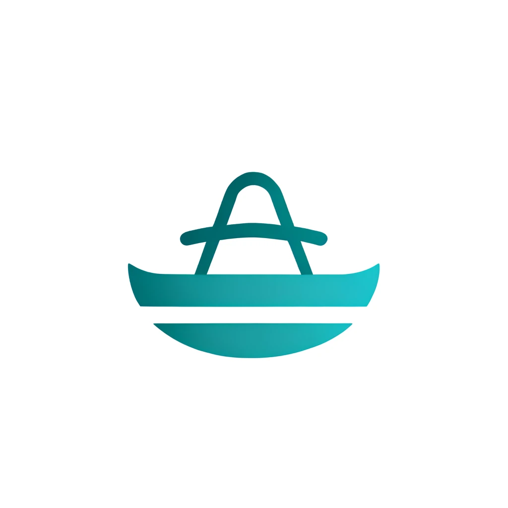 create a logo for a local clothing brand with a hanger shape