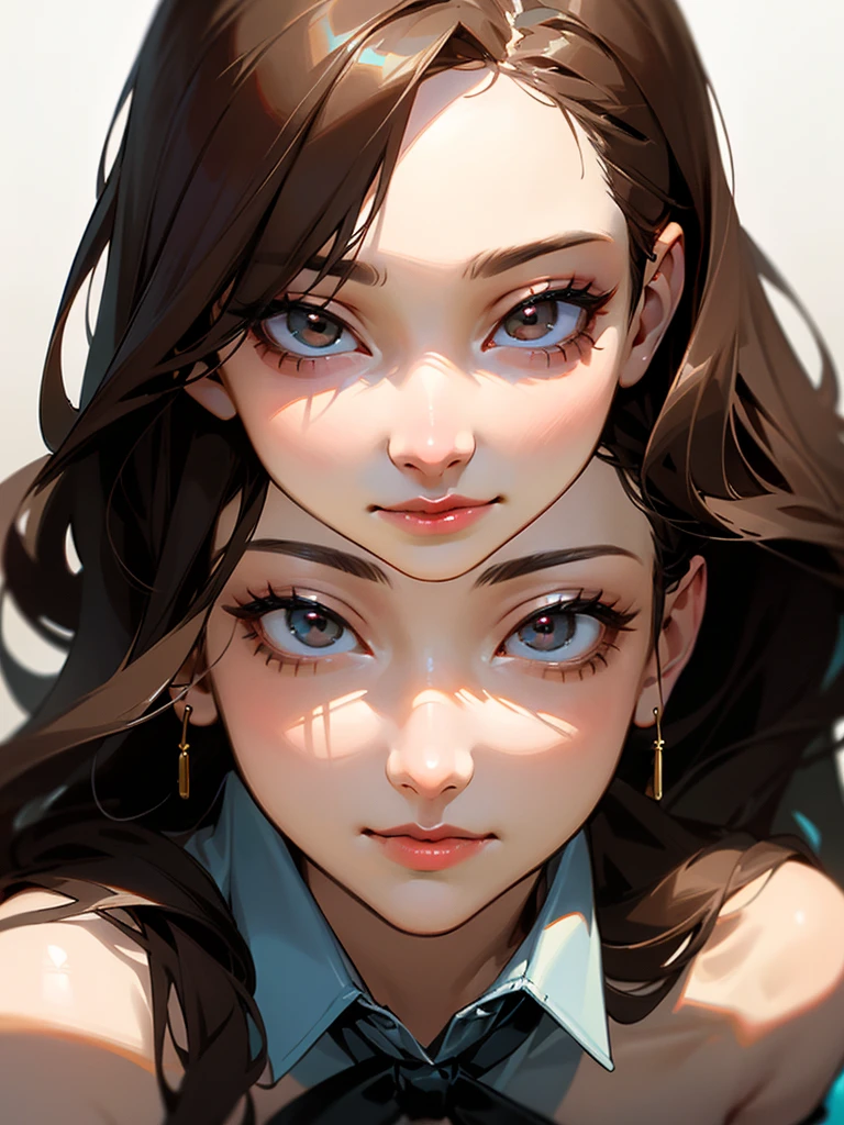 ((masterpiece)), Dva, Overwatch Dva, Dva headgear, Dva facepaint, brown hair, messy hair, heart-shaped pupils, amber eyes, seductive smile, cinematic lighting, sparkle, ray tracing, backlighting, drop shadow, pov, blurry foreground, from above, UHD, 4K, best quality, latex leggings, (((focus on lips))), ((face shot)), (((sparkly lips)))