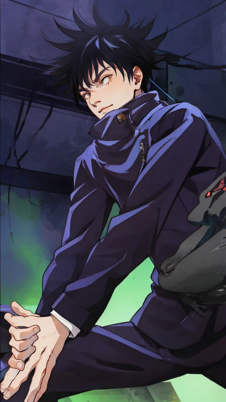 A man with a handsome face, nice clothes