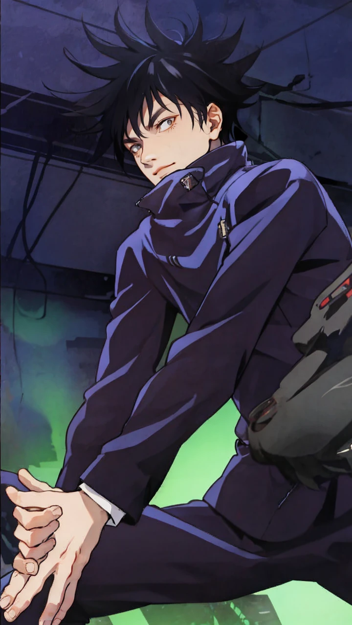 A man with a handsome face, nice clothes