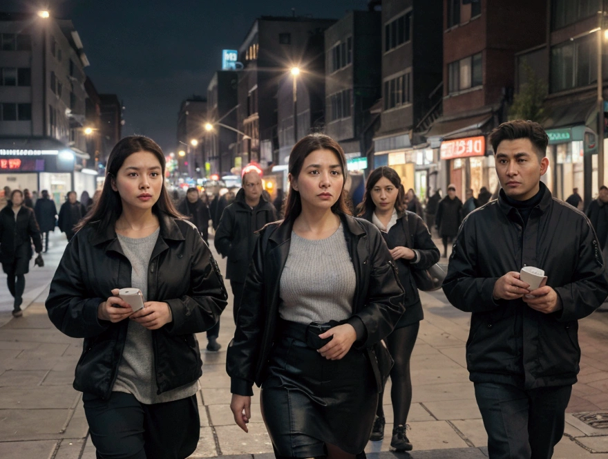8k, RAW photo, best quality, masterpiece:1.2), (realistic, photorealistic:1.37) urban bustling scene