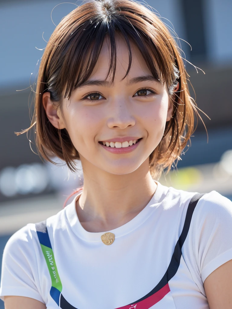 Paris Olympics　smile　Face close-up