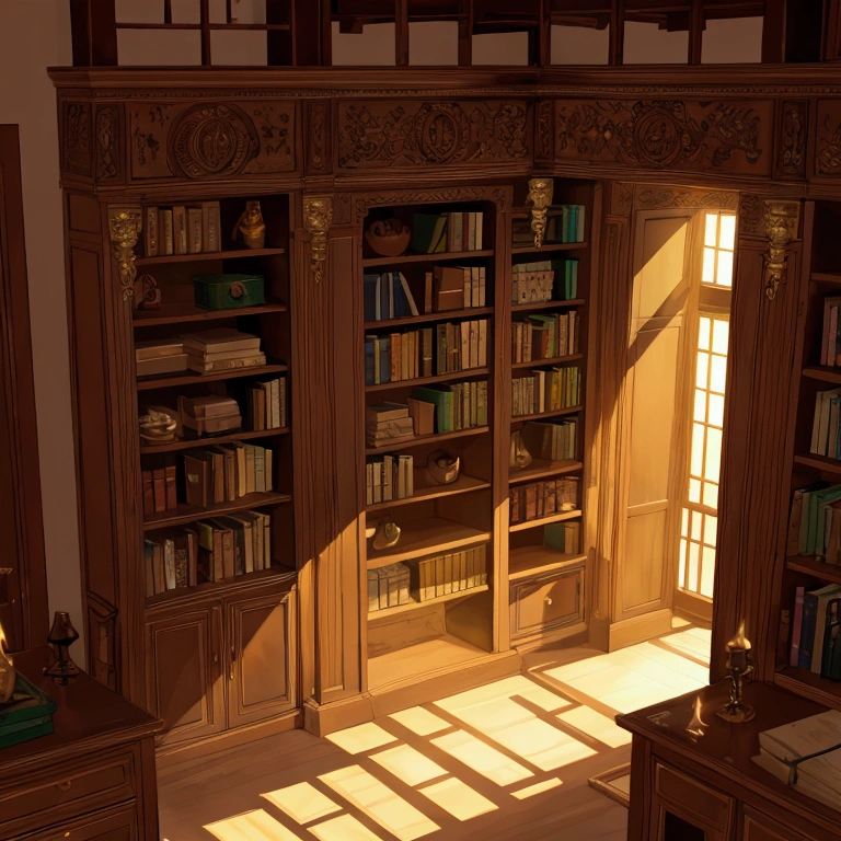 Bookshelf,front,No people,Fantasy,maze,room
